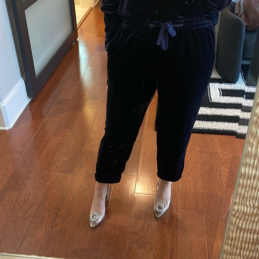 J.Crew Velvet Jogger Pant